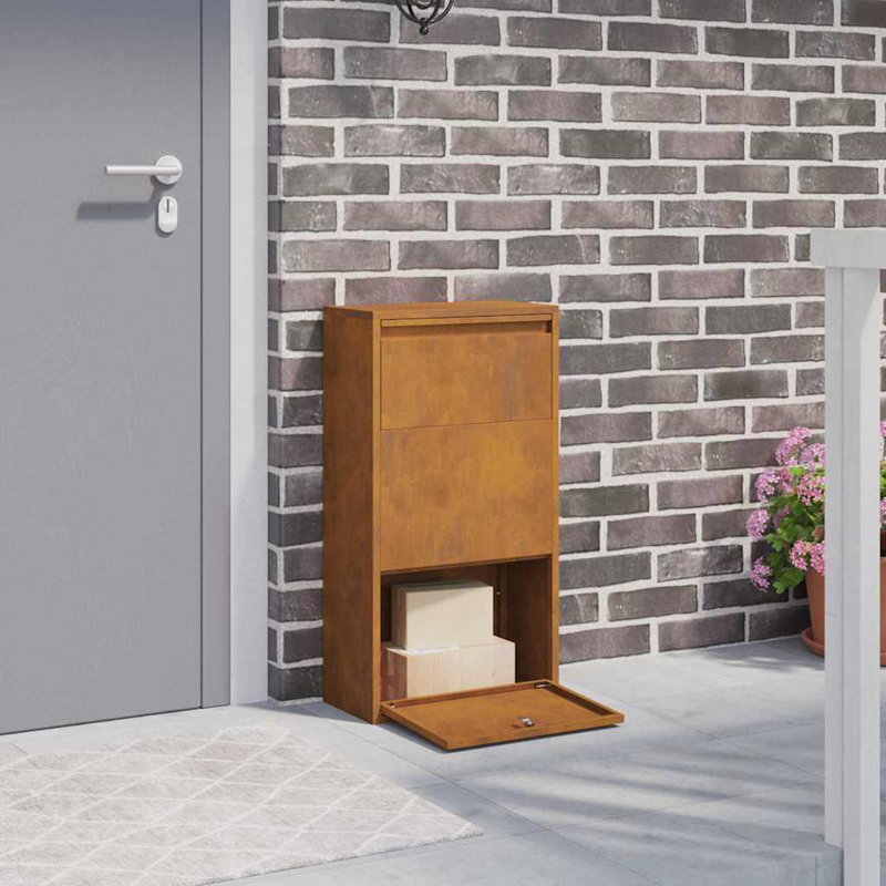 Steel Drop Box, Brown