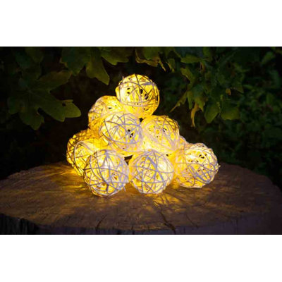 10 - Bulb 2.7 cm Solar Powered Novelty