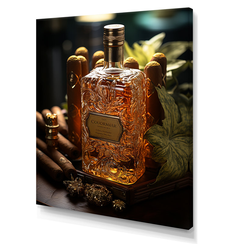 " Cuba Cigar Expression III ", Wrapped Canvas, 32" H x 24" W x 1" D