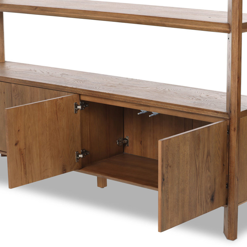 Orwin Bookcase, Worn Oak