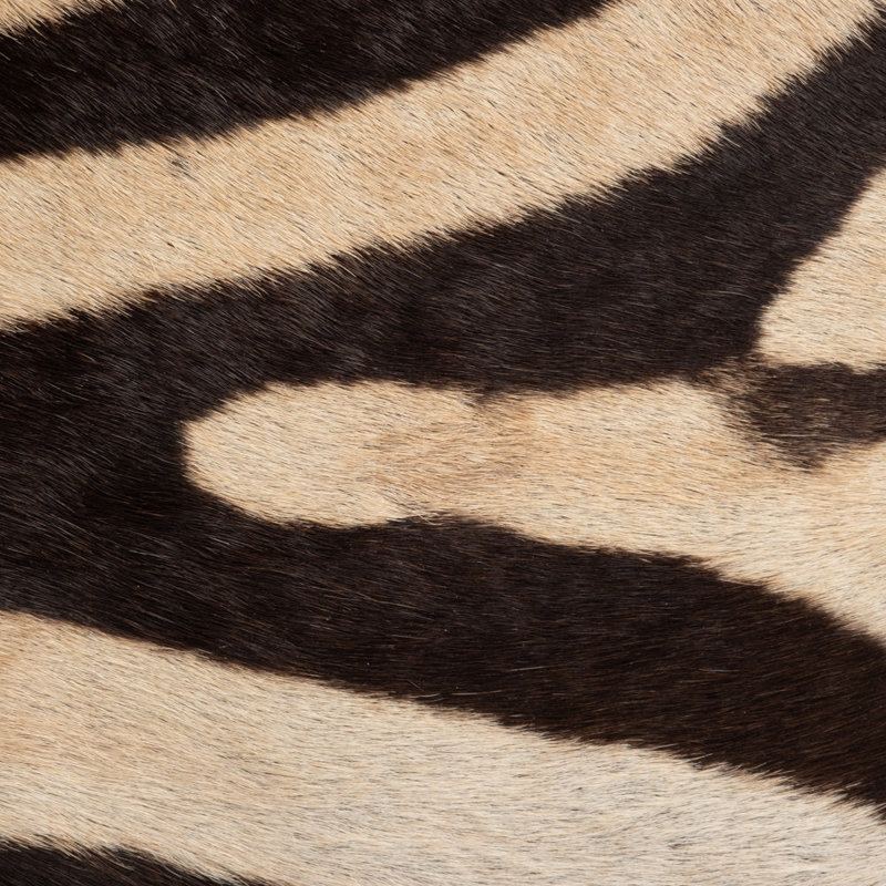 Zebra Hide Large Round