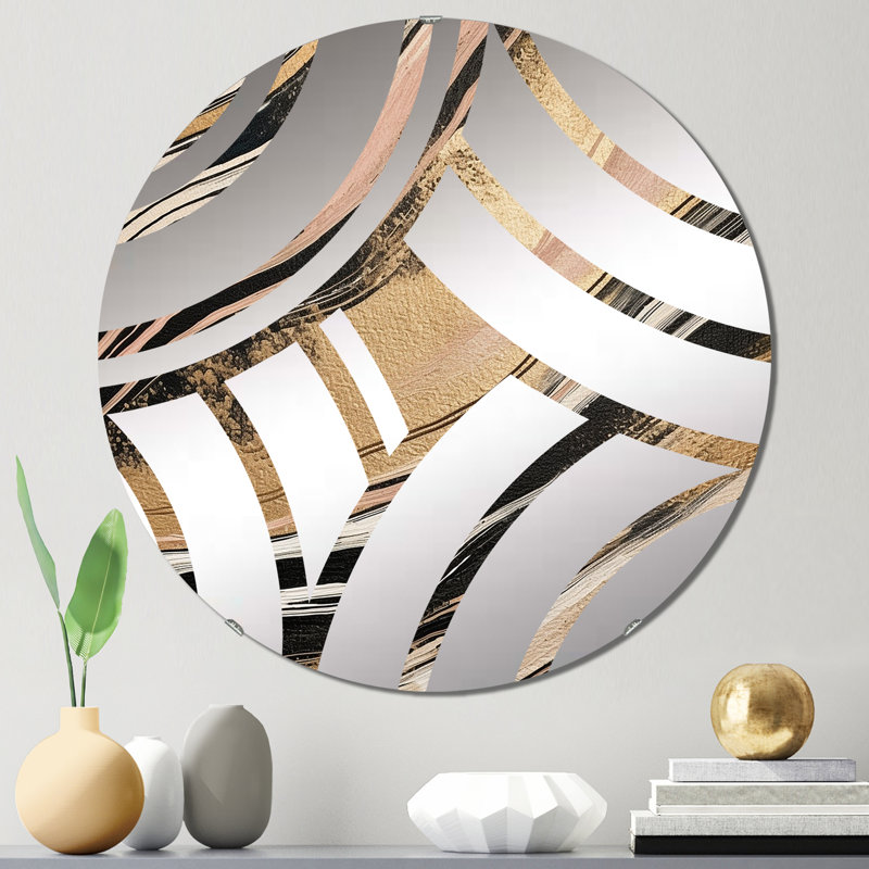 Zemar - Miroir décoratif, 23,6 po x 23,6 po