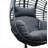 Ciabhan 1 Person Chair Hammock with Stand