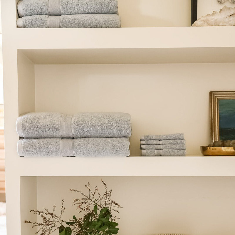 Luxe Bath Towels, Blue