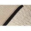 Wool Geometric Area Rug in Beige/Blue/Charcoal Black