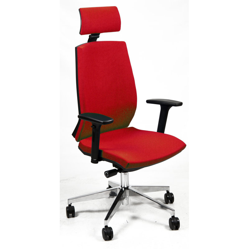 Prospera Acrylic Office Chair, Red
