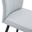 Ensemble de chaises de bar modernes - deux pièces, le dossier a une conception verticale et lisse avec des pieds en métal argenté, convenant pour les bars, les salons, les bars et autres espaces-2107951638