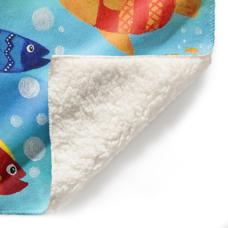  Couverture Happy Fish I, 68 po x 80 po