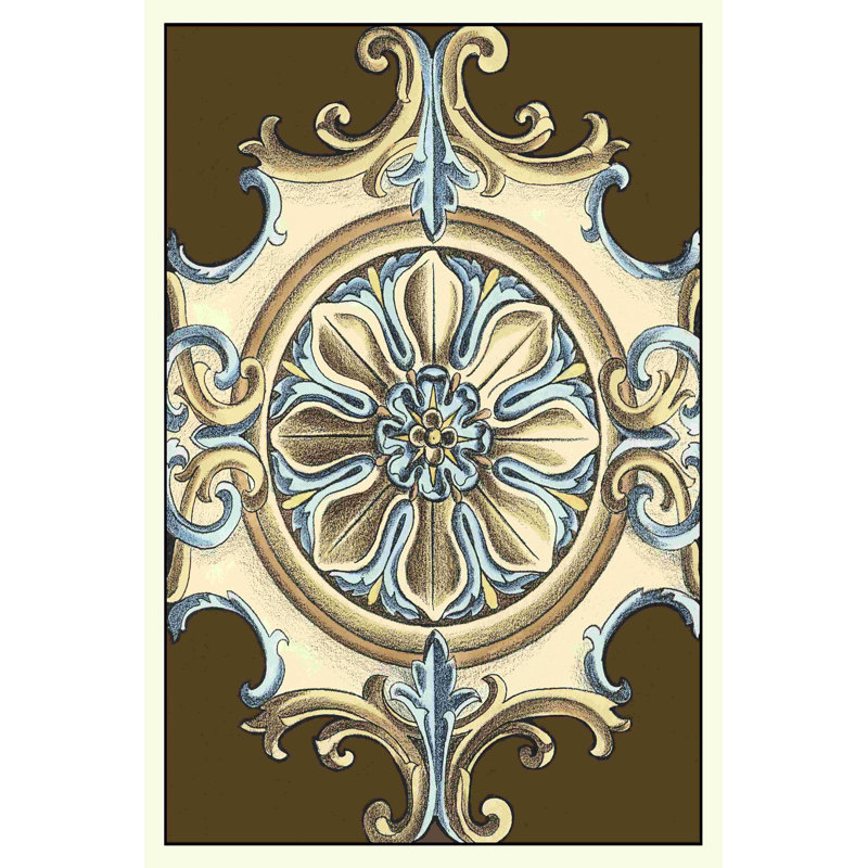 Rosette décorative I, H 18 po x l 12 po