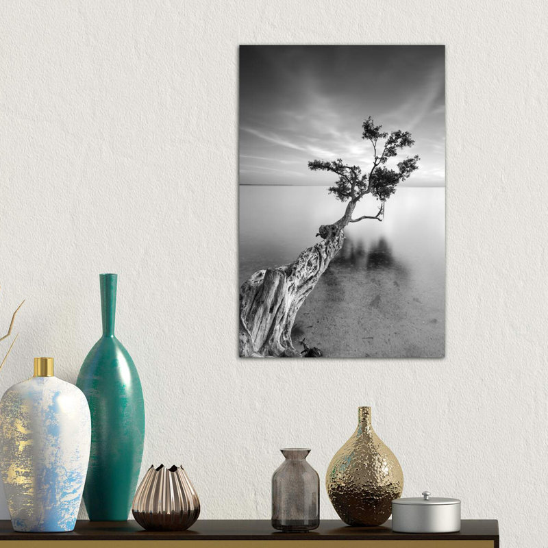 « water tree v » par moises perception-reproduction de photo, H 12 po x l 8 po x P 0,75 po, Toile tendue