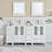  Modern 72" Double Bathroom Vanity Set with Mirror-27042764