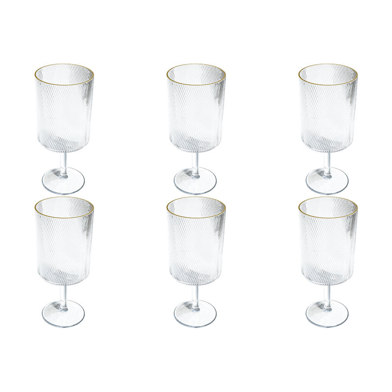 Alissone 638.8ml Acrylic Goblet Set
