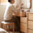 Makeup Vanity with Light mirror,4 drawers