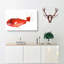 Scarlet Carp Fish by George Shaw - Wrapped Canvas-55330860