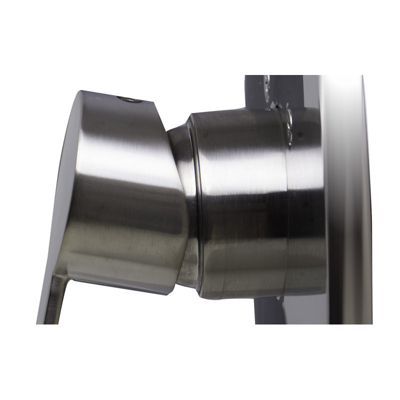 Shower Valve Mixer with Rounded Lever Handle, Brushed Nickel