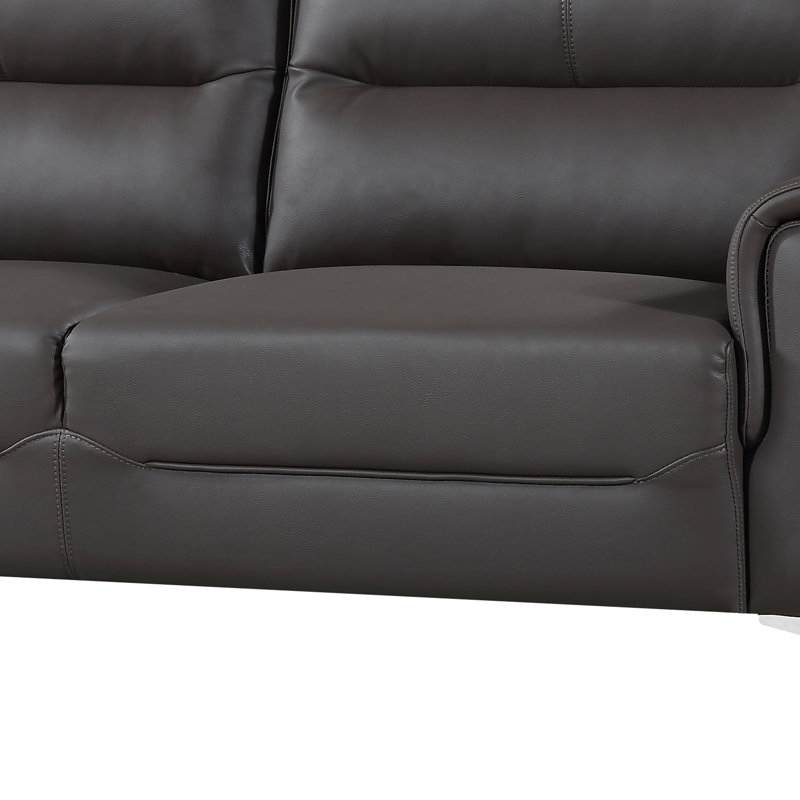 Malissa 79'' Faux Leather Sofa