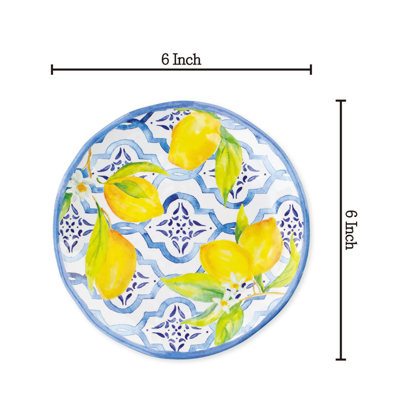 Lovely Lemons, 6" Plate S12