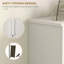 Armoire de rangement pour chaussures avec compartiment ouvert et 2 tiroirs rabattables