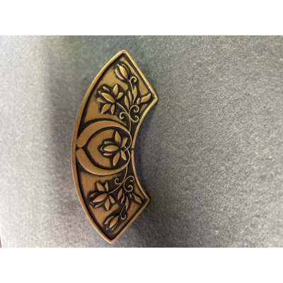 3" Asian Pull Antique Gold