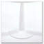 Table à piédestal moderne 31,5 pouces Mid-Century