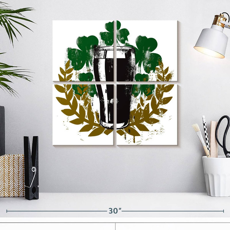 Lelend Best Irish Beer, 18" H x 18" W