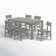 AllModern Chair 7-Piece Parsons Dining Table Set