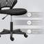 color Mid-Back Armless Mesh Padded Swivel Task Office Chair-1258894780