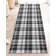 Tapis noir à tissage plat Kehr