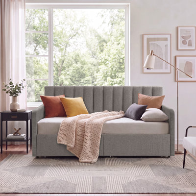 Keyten Upholstered Daybed with Storage Drawers
