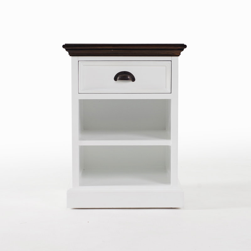Bedside Table with Shelves