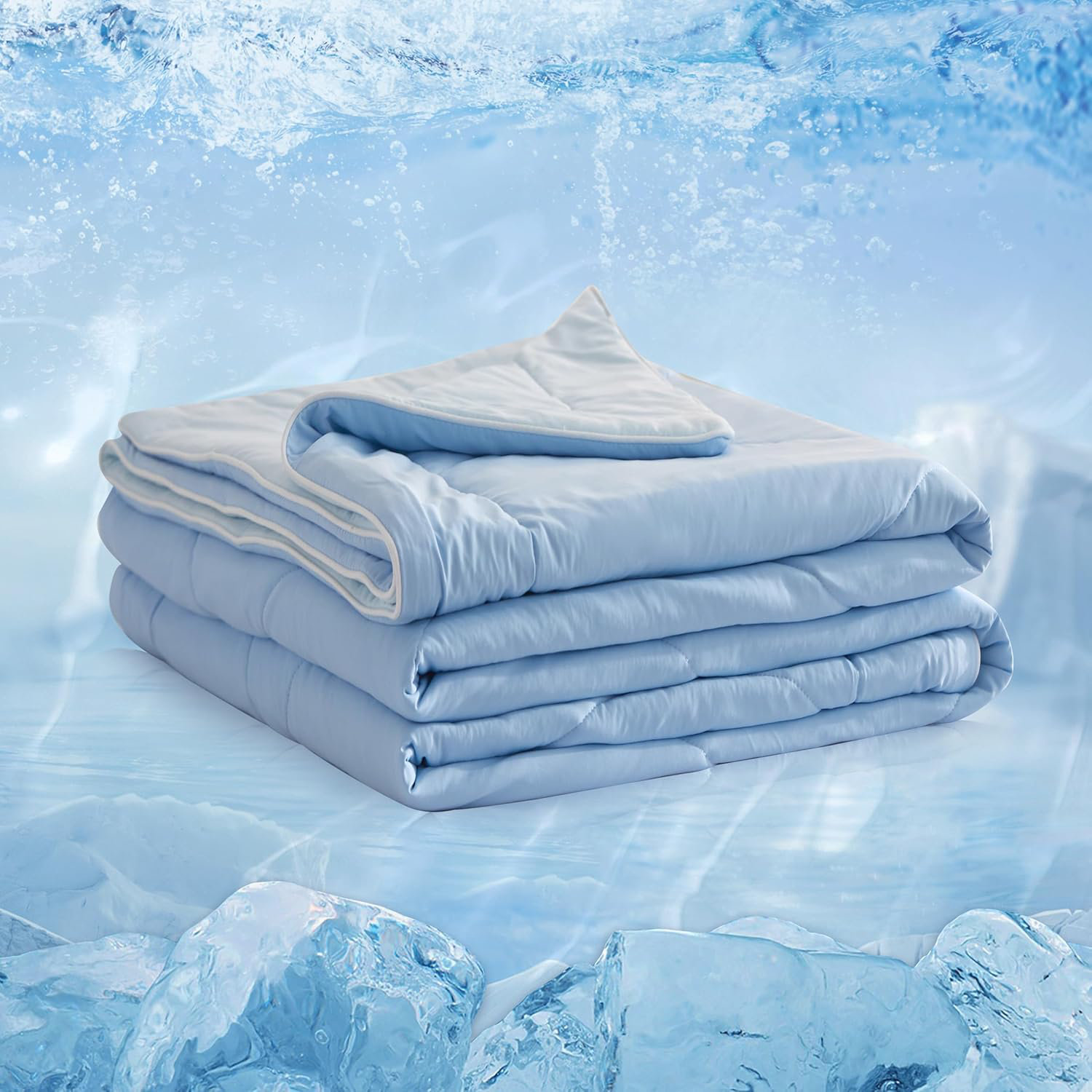 Simple&Opulence Cooling Comforter , Summer Cooling Blanket For Hot ...