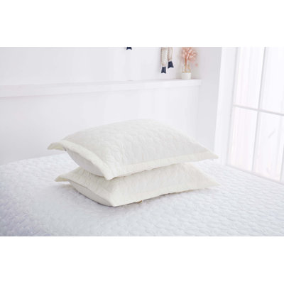  2-Piece Daisy Pillow Shams (King/Queen)