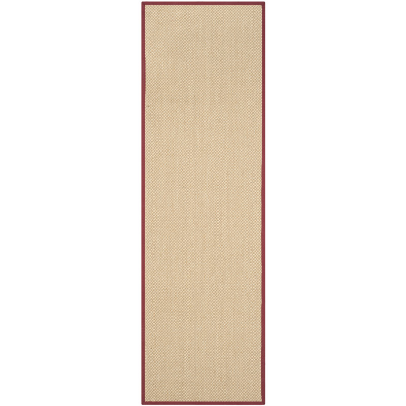 Hillsborough sisal fiber knitted rug, Tapis de couloir 2 pi 6 po x 10 pi