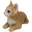 Figurine réaliste adorable chat orange félin chaton félin