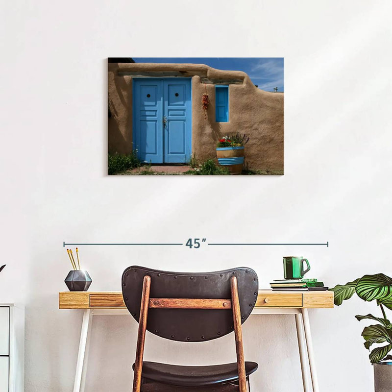 Lilie Blue Taos House, H 20 po x l 30 po