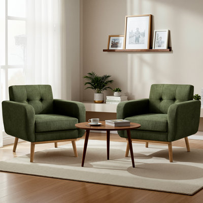 Fauteuils en bois massif Donka