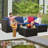 Anito Wicker 4 - Person Patio Conversation Set with Cushions-1033921164