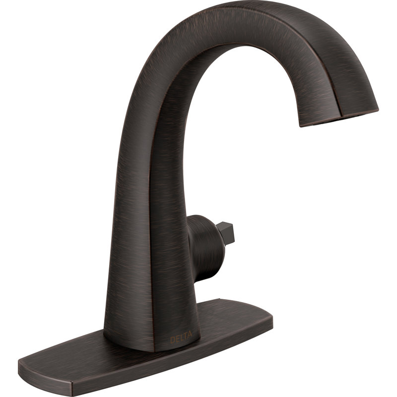 Stryke Single Hole Bathroom Faucet with Drain Assembly and Diamond™ Seal Technology Less Handles, Venetian Bronze