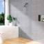 Pomme de douche réglable de 4 pouces avec bras de douche réglable