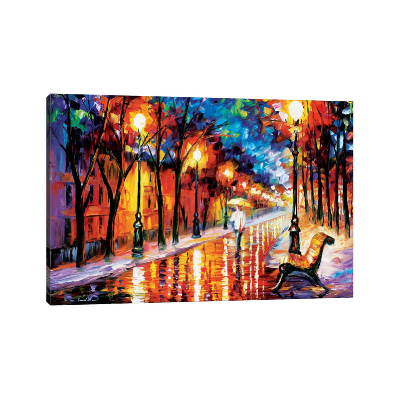 Contemplation by Leonid Afremov - Painting on Canvas, Wrapped Canvas, 30.48 cm H x 45.72 cm W