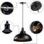 1 - Light Black Dome Pendant