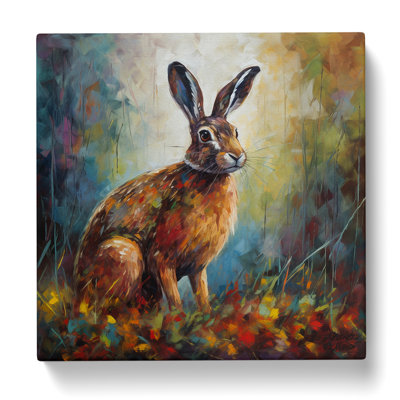 Hare Post-Impressionism No.2 - Wrapped Canvas