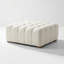 Repose-pieds luxueux et polyvalent avec pieds en bois massif