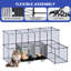 Large Cat Cage Cat Enclsoure with 3 tier shelves
