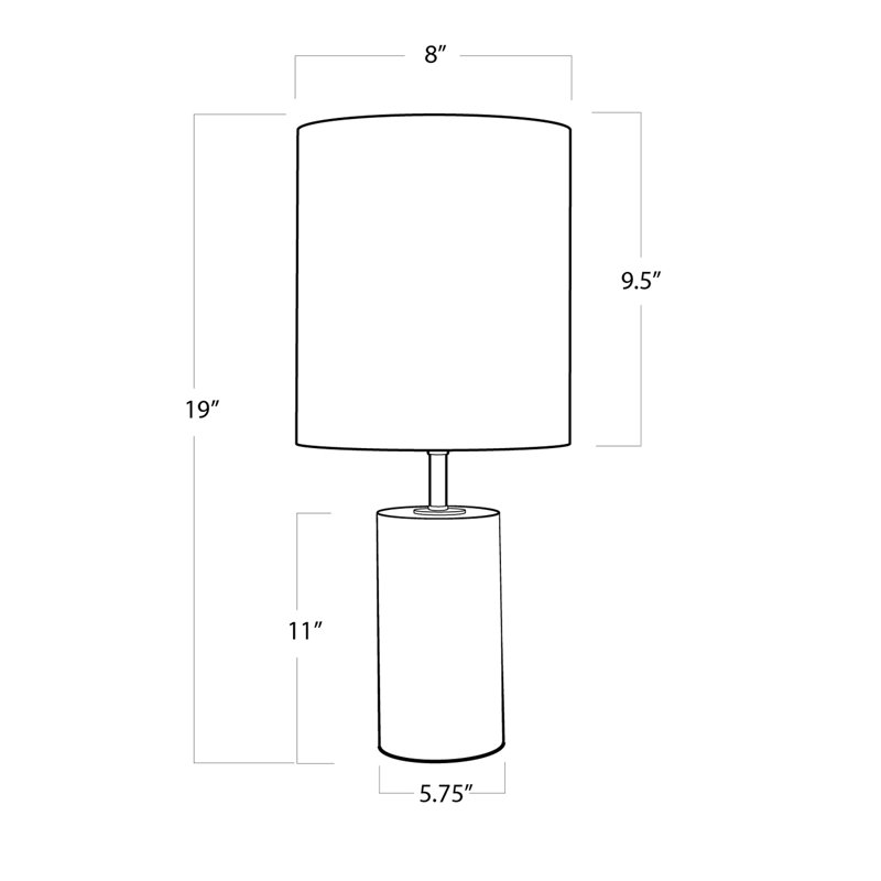 Elita Maricopa Mini Cylinder Lamp