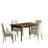 Abernathy 5-Piece Farmhouse Four Leg Dining Set-1238498052-1238498054