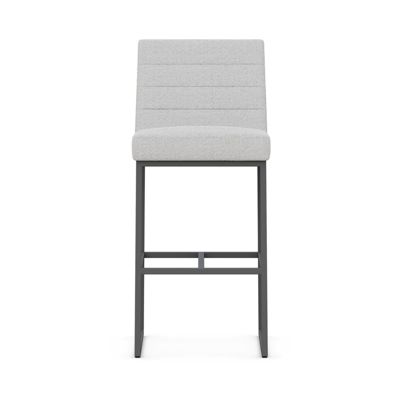 Mason Upholstered Stool with Metal Frame, Bar Stool (29.9" Seat Height)