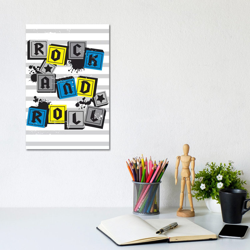 «Little Rock VII», art sur toile, H 12 po x l 8 po x P 0,75 po