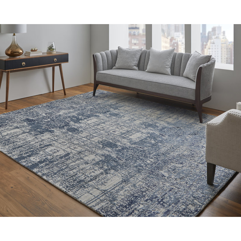 Eastfield Wool Abstract Area Rug, Rectangle 8' x 10'