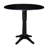 Extendable Round Solid Wood Dining Table-87227732
